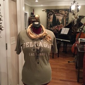 🔵Cotton Las Vegas Bellagio🔵Green T-shirt🔵